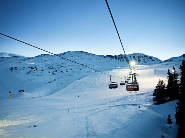 Skigebiet Arosa – Nachtskifahren