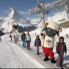 Kinderskikurs im Skigebiet von Zermatt