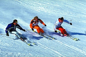Skifahrer in Filzmoos