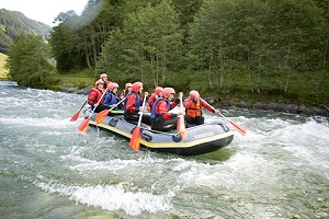 Rafting in Gerlos, Zillertal