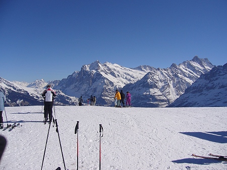 Urlaub in einer Ferienwohnung in Grindelwlad - Skigebiet Männlichen