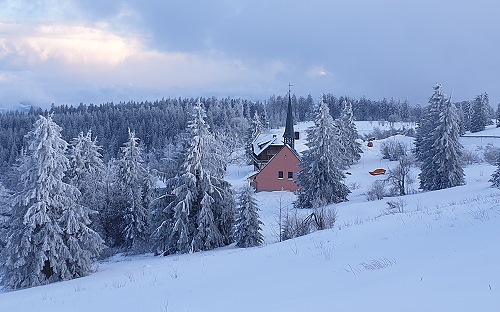 Kandel im Südschwarzwald - Blick auf Kapelle