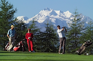 Golfplatz auf der Riederalp, Wallis