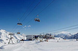Stubaital, Stubaier Gletscher, Sommerskigebiet