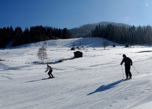 Skifahren in Embach