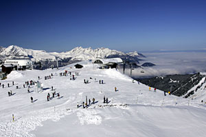 Skigebiet in Flaine