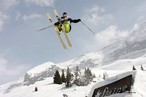 Skifahrer in Flaine