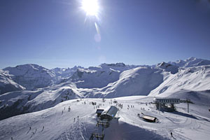Wintersonne in Flaine