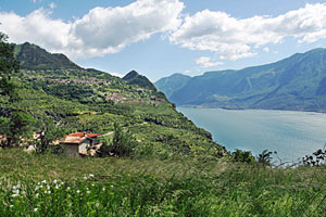 Blick vom Monte Baldo auf den Gardasee