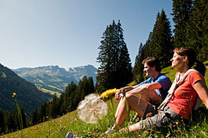 Relaxen beim Wandern in Gstaad