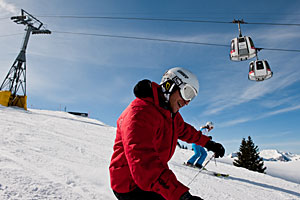 Skifahren in Gstaad