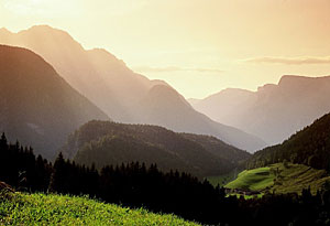 Abendstimmung in Lofer