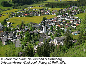 Blick auf Neukirchen/Bramberg