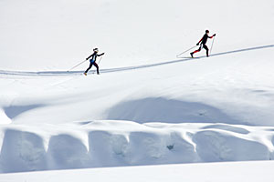 Langlauf in Obergurgel im Ötztal