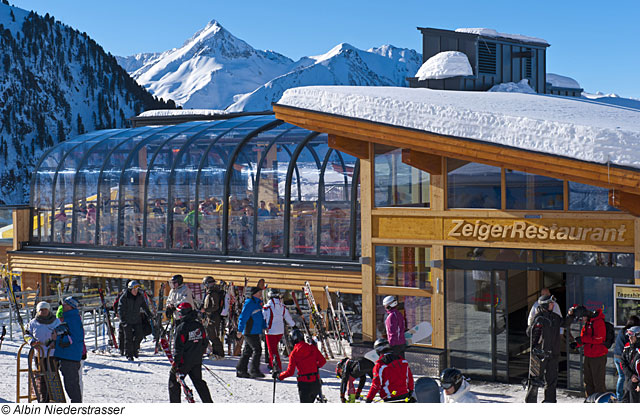 Skigebiet Pitztal – Restaurant auf dem Hochzeiger