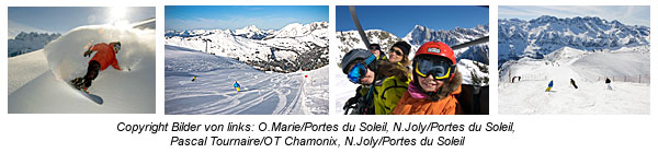 Die Skigebiete in Frankreich