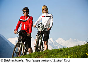 Biker im Stubaital