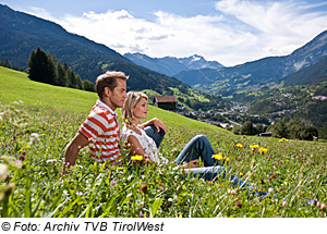 Ferienregion TirolWest im Sommer