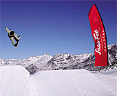 Top Skigebiet für Snowboarder - Saas Fee