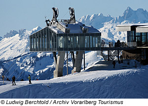 Bregenzerwald Bergstation Seilbahn Bezau, Vorarlberg