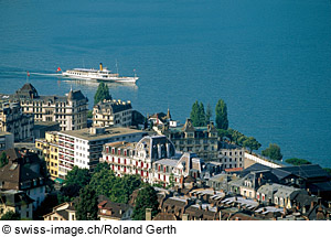 Montreux am Genfersee, Schweiz