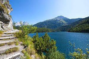 Der Blindsee in der Tiroler Zugspitz Arena