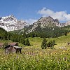 Blick auf Brand im Brandnertal