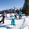 Schneeballschlacht im Brandnertal