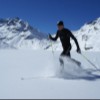 Langlaufen durch den Tiefschnee in Galtür