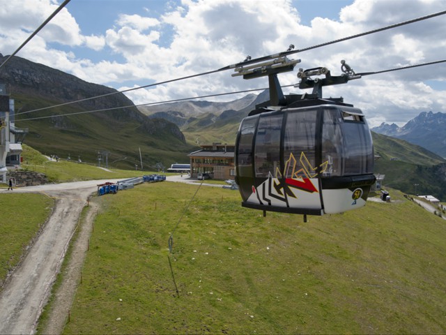 Gondelbahn in Ischgl