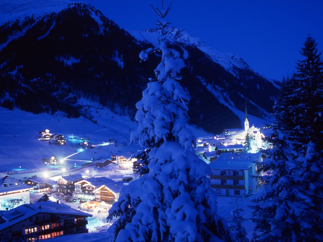 Ischgl bei Nacht