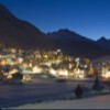 Ischgl bein Nacht im Winter