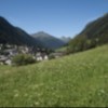 Blick auf Ischgl im Sommer