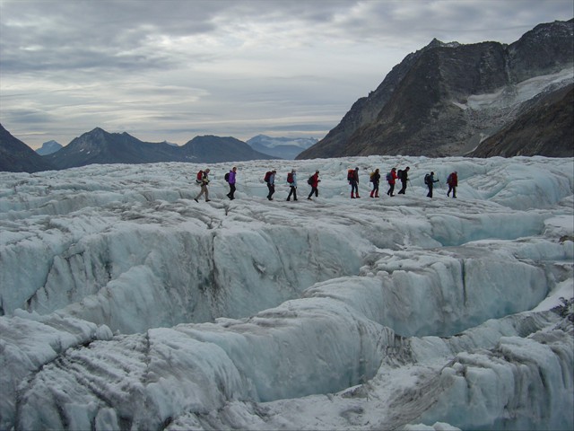 Gletscherwandern auf dem Aletsch, Jungfrau Region