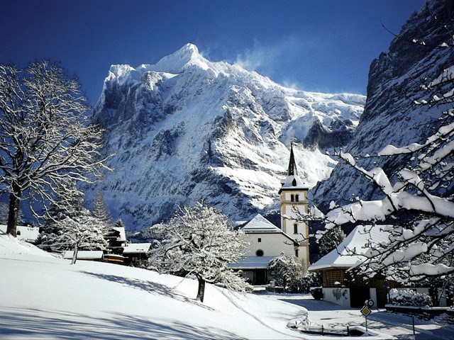 Grindelwald im Winter, Jungfrau Region