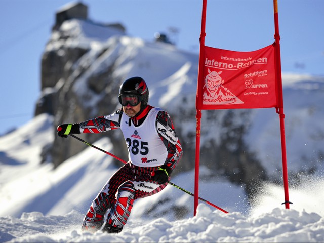 Inferno Skirace in Mürren, Jungfrau Region