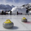 Winterspaß beim Curling in Mürren