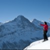 Schneeschuhwandern in Grindelwald, Jungfrau Region 