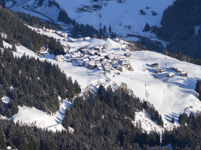 Blick auf den Ort Kappl im Paznauntal