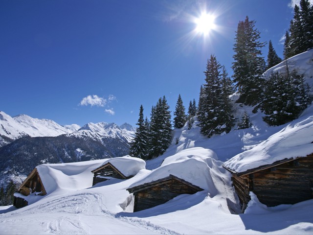 Winterlandschaft in Kappl, Paznauntal