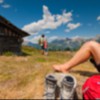 Wanderer im Lesachtal, Österreich
