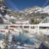 Nicht weniger als 10 Becken mit warmem Wasser unterschiedlichster Temperaturen, Düsen und Sprudeln bilden die grösste alpine Thermalbade-Anlage Europas