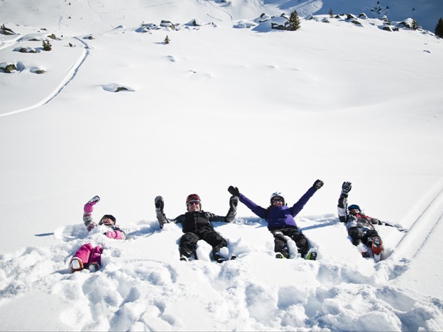 Spaß Skigebiet von Les Quatre Vallées