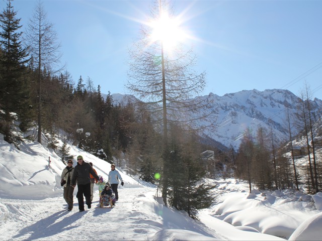 Winterwandern in Samnaun