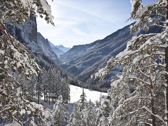 Winterlandschaft Samnaun