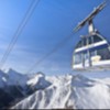 Die Doppelstockbahn im Skigebiet Samnaun