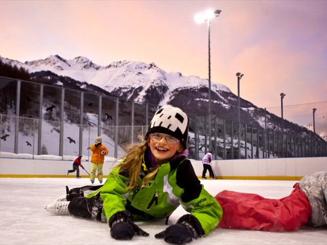 Eislaufplatz in Sölden