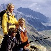 Wanderer, Gaislachkogl in Sölden, Ötztal