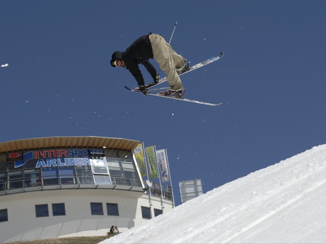 Freestyle im Funpark am Rendl in St. Anton am Arlberg