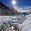 ENGADIN St. Moritz: Winterlandschaft im Val Roseg